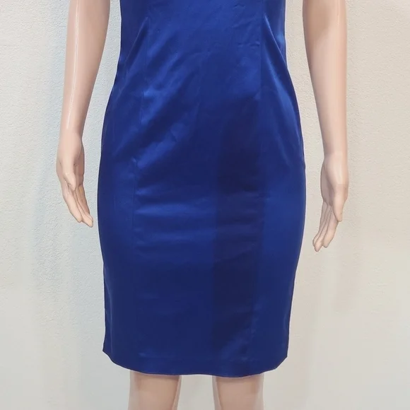 calvin klein blue satin dress Shop Calvin Klein clothing and handbags at SilkRoll. Trade with us!